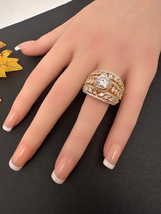 AD Adjustable Cocktail Ring