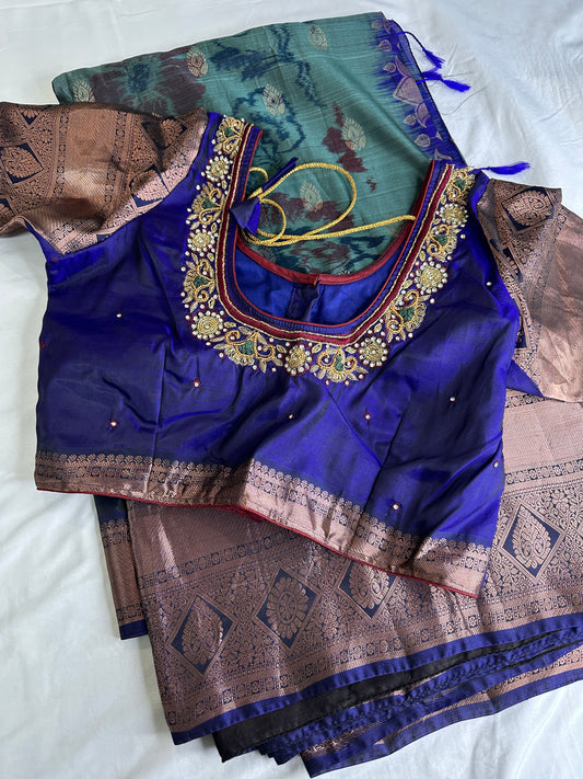Pure Soft Silk with Kanjeevaram Border Saree
