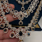 AD Color Stone Multi Layer Teen Lada Long Necklace - Blue