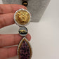 AD Multi Color Oval Stone Sabyasachi Inspired Short Necklace