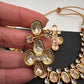 Moissanite Clear Stone Short Necklace