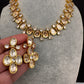 Moissanite Clear Stone Short Necklace