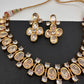 Moissanite Clear Stone Short Necklace