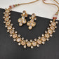 Moissanite Clear Stone Short Necklace