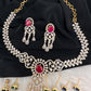 AD Changeable Stones Short Necklace