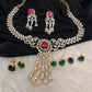 AD Changeable Stones Short Necklace