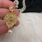 AD Changeable Stones Short Neckline Necklace