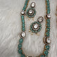 Moissanite Monalisa Color Stone Short Necklace - LightGreen