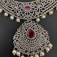 AD Ruby Neckline Short Necklace