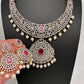 AD Ruby Neckline Short Necklace