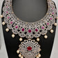AD Ruby Neckline Short Necklace