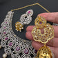 AD Ruby Neckline Short Necklace
