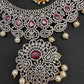 AD Ruby Neckline Short Necklace
