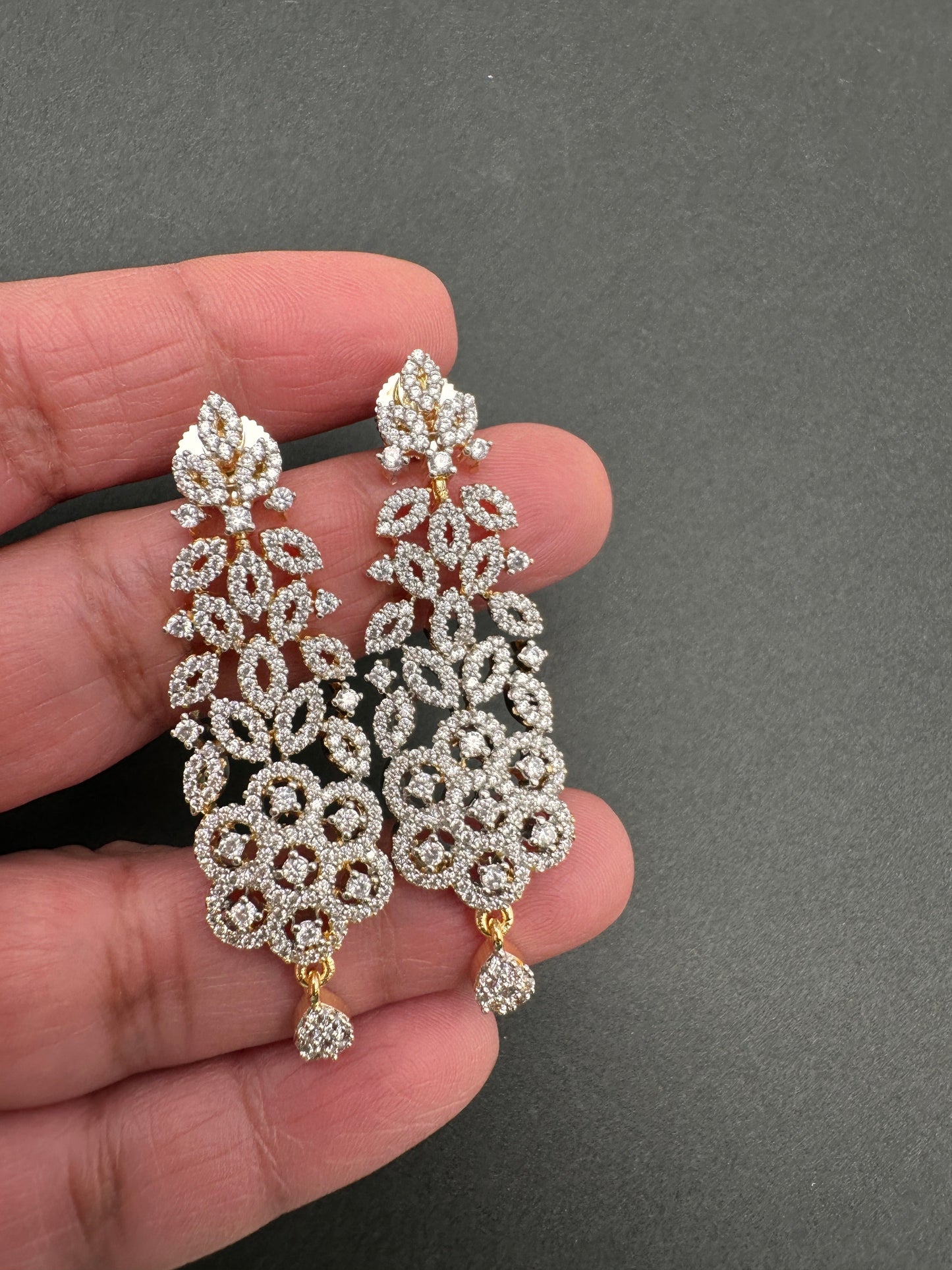 Elegant American Diamond Neckline Necklace