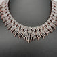 AD Neckline Rose Gold Neckline Statement Short Necklace