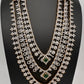 AD Emerald Multi Layer Long Necklace