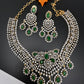 AD Color Short Necklace - Green