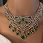 AD Color Short Necklace - Green