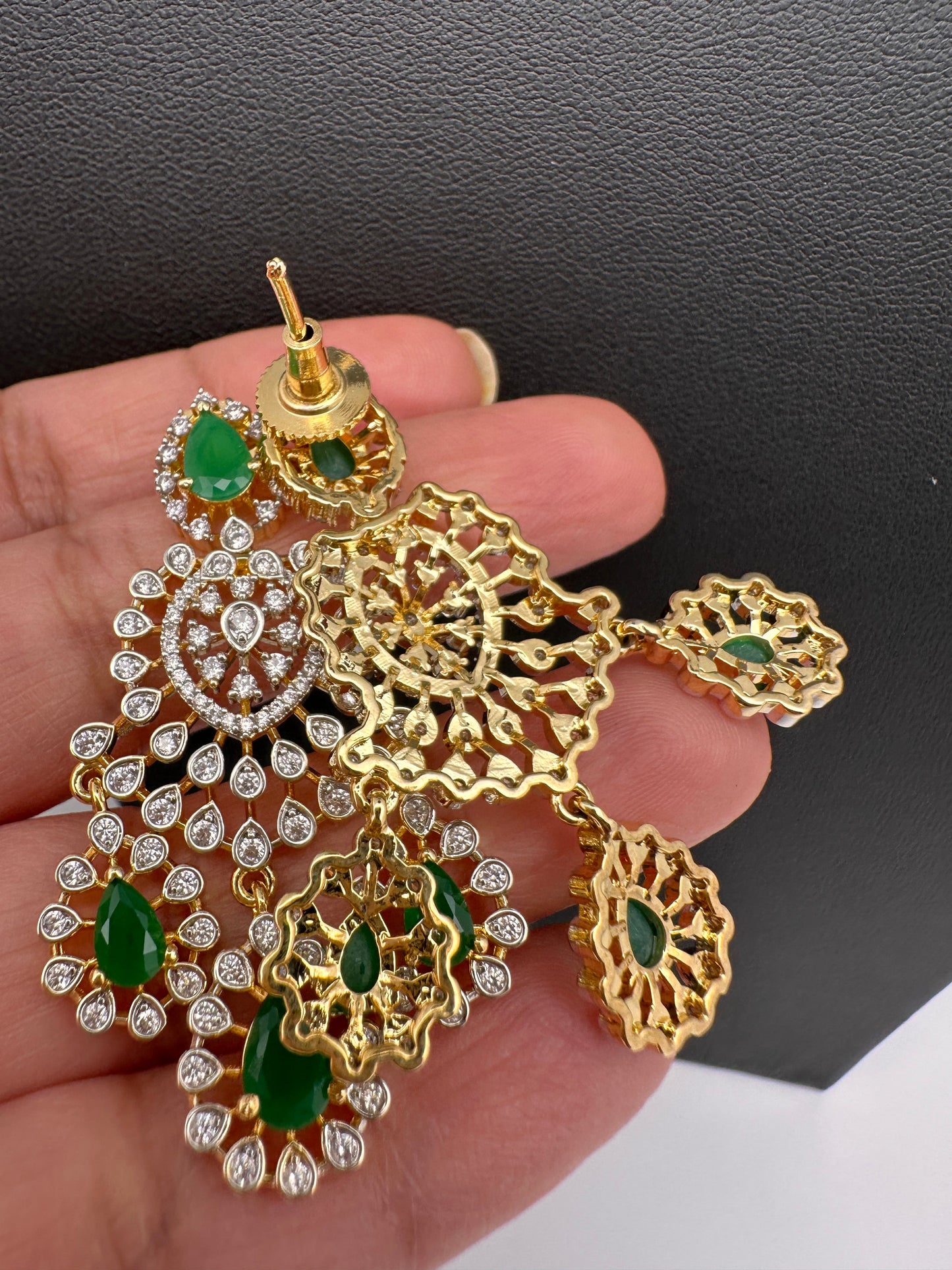 AD Color Short Necklace - Green