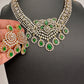 AD Color Short Necklace - Green
