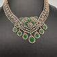 AD Color Short Necklace - Green