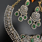 AD Color Short Necklace - Green