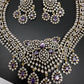 AD Color Short Necklace - Purple