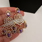 AD Color Short Necklace - Purple