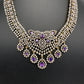 AD Color Short Necklace - Purple