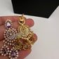 AD Color Short Necklace - Purple