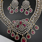 AD Color Short Necklace - Red
