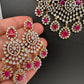 AD Color Short Necklace - Red