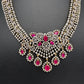 AD Color Short Necklace - Red