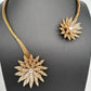 AD  Nano Setting Hasli Necklace - Clear