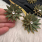 AD  Nano Setting Hasli Necklace - Green