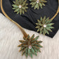 AD  Nano Setting Hasli Necklace - Green