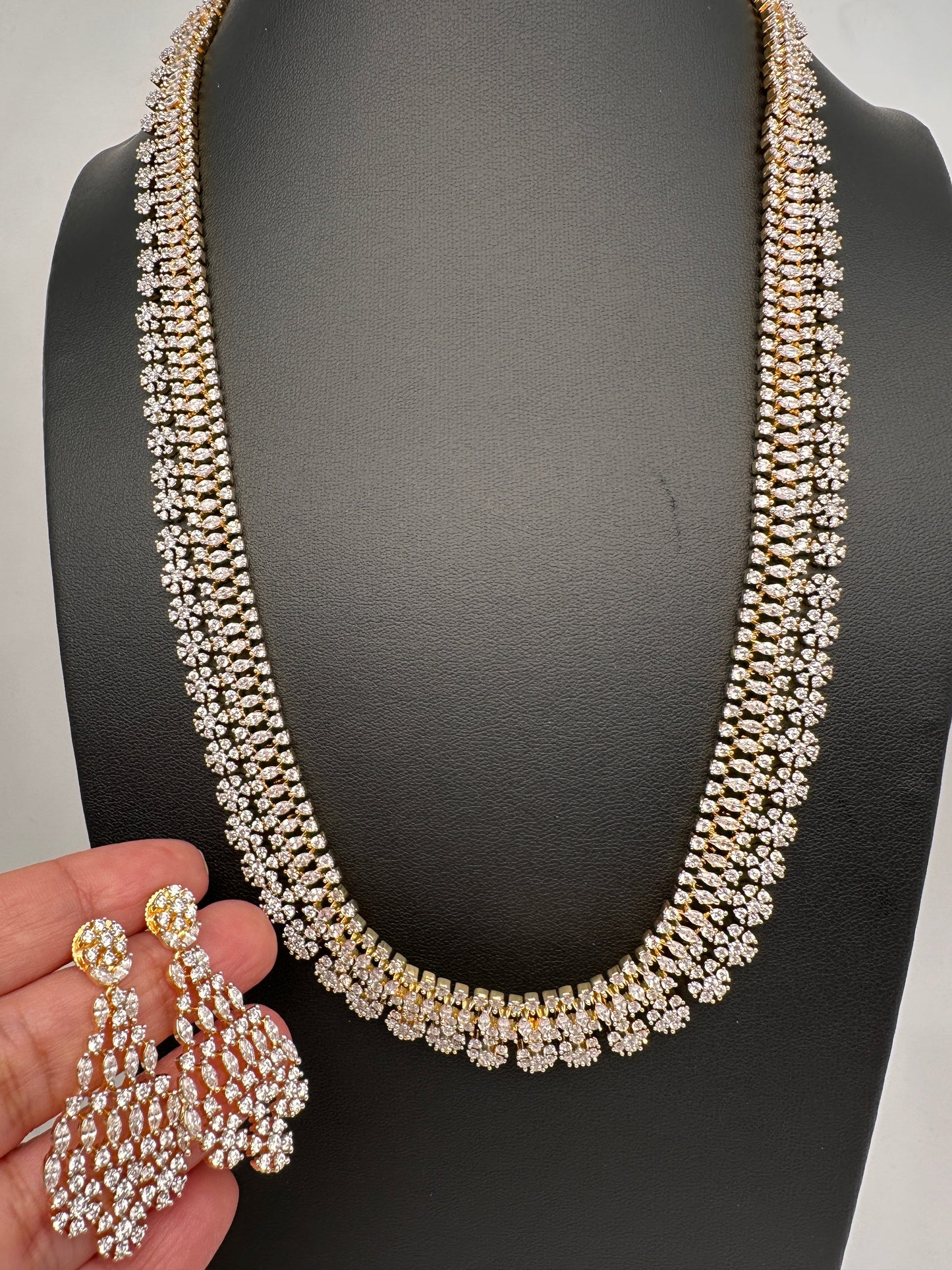 Marquise AD Long Necklace
