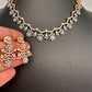 AD Dainty Neckline Short Necklace