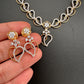 AD Dainty Neckline Short Necklace