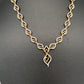 AD Dainty Neckline Short Necklace