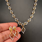 AD Dainty Neckline Short Necklace