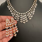 Marquise Cubic Zirconia Neckline Short Necklace