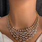 Marquise Cubic Zirconia Neckline Short Necklace