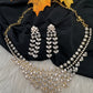 Marquise Cubic Zirconia Neckline Short Necklace