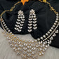 Marquise Cubic Zirconia Neckline Short Necklace