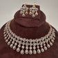 Cubic Zirconia Neckline Short Necklace