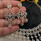 Cubic Zirconia Neckline Short Necklace