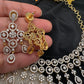 Cubic Zirconia Neckline Short Necklace