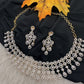 Cubic Zirconia Neckline Short Necklace