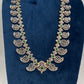 Mango Mala AD  Color Stone Detachable Pendent Long Necklace - Green